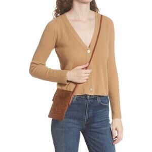 Madewell The Smartphone Genuine Calf Hair Crossbody Bag Brand New